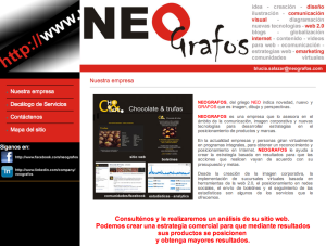 NEOgrafos - Estrategias en el posicionamiento de productos y marcas a través de Internet